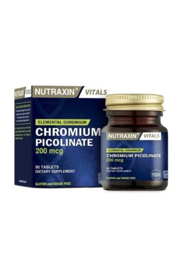 Nutraxin Chromium Picolinate Kapsül Krom İçeren Takviye Edici Gıda 200 Mg 90 Kapsül
