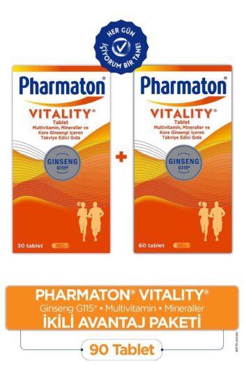 Pharmaton Vitality 60 Tablet & Vitality 30 Tablet Ikili Avantaj Paketi