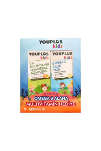 Youplus Kids Omega 3 Balık Yağı 150 ml + Kids VM 150 ml Kofre