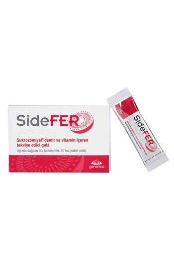 Sidefer Sukrozomiyal Demir Ve Vitamin Içeren Takviye Edici Gıda 20 Toz Paket (stik)