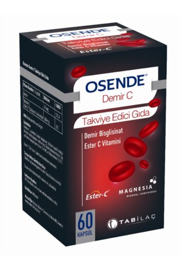 Osende Demir C Demir Ve C Vitamini Içeren Takviye Edici Gıda 60 Kapsül