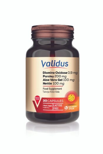 Validus Food Supplements Diamine Oxidase 0,9 mg + Parsley 200 mg + Aloe Vera Gel 100 mg + Nettle 100 mg 30 Capsules