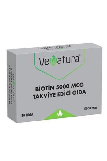Venatura Biotin 5000 Mcg Takviye Edici Gıda 30 Tablet