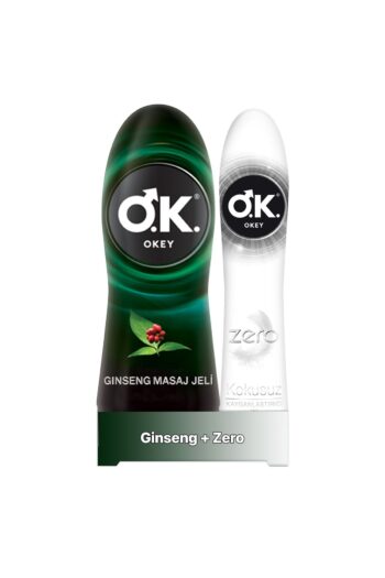 Okey Ginseng Masaj Jeli 200 ml Zero Kayganlaştırıcı Jel 100 ml