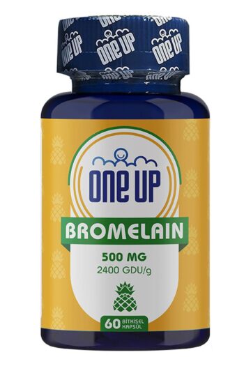 One Up Bromelain 60 Kapsül - Aromasız
