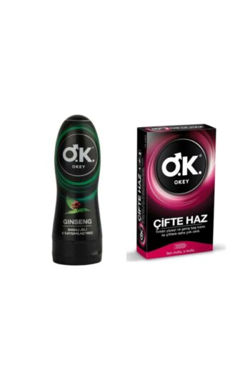 Okey Masaj Jeli & Kayganlaştırıcı Jel Ginseng 200 Ml + Çiftehaz 10 Lu Prezervatif
