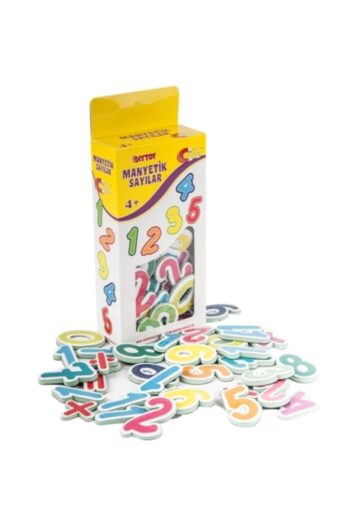 Hobialem Diytoy, Manyetik Sayılar, Eğitici, 34 Parçalı, Magnet Rakamlar, Mıknatıslı Sayılar