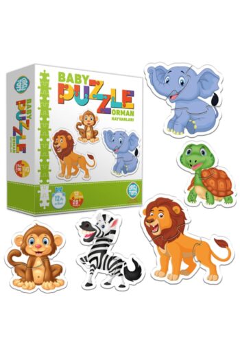Circle Toys Bebek Için Eğitici Orman Hayvanları Puzzle Baby Puzzle Eğitici Yapboz 12 Hayvan