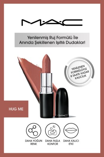 Mac Lustreglass Sheer-shine Kolay Uygulanan Parlak Bitişli Ruj - Hug Me 3g