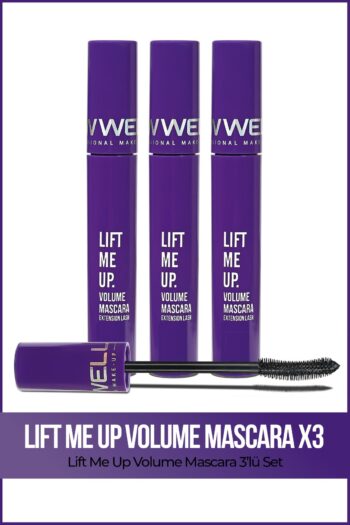 New Well 3x Lift me up Volume Mascara 8 ml Üçlü Set