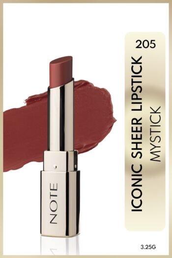Note Cosmetics Iconic Sheer Lipstick Nemlendirici Parlak Ruj 205 Mystick - Nude