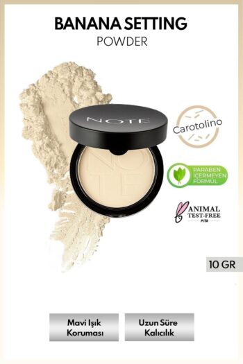 Note Cosmetics Banana Setting Powder Mat Bitişli Makyaj Sabitleyici Toz Pudra