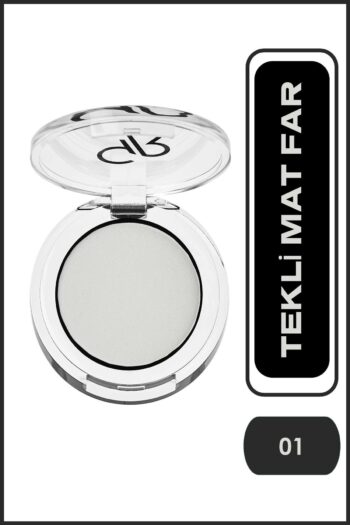 Golden Rose Soft Color Matte Mono Eyeshadow No: 01 White - Tekli Mat Far - 8691190334116