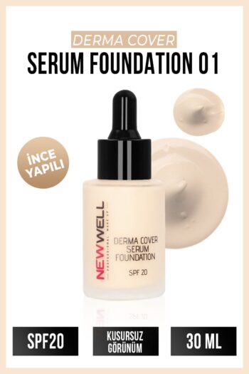 New Well Derma Cover Serum Foundation - Açık Renk Tonu - No:01