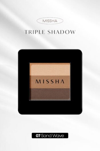 Missha Yumuşak Dokulu, Dökülme Yapmayan 3 Renkli Göz Farı Triple Shadow No.7 (SAND WAVE)