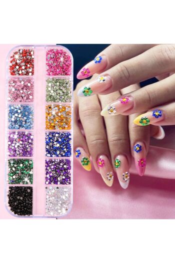Nail Master 12 Renk Süsleme Taşı Kutulu Nail Art