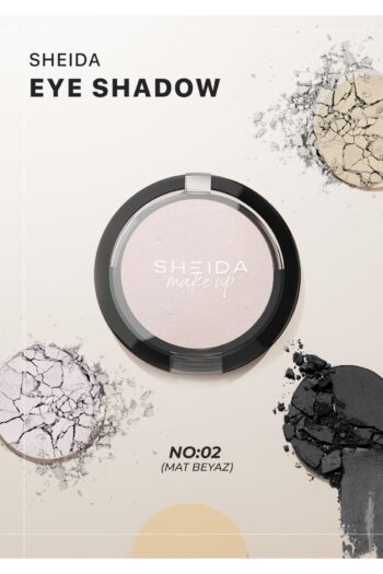 Sheida Eye Shadow Mat Beyaz (GÖZ FARI) No:02