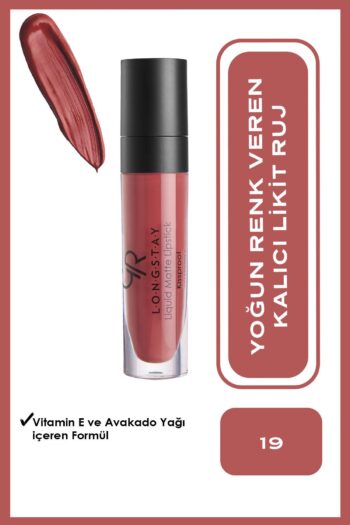 Golden Rose Longstay Liquid Matte Lipstick No:19 Peach - Likit Mat Ruj - 8691190856199