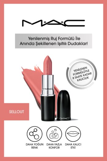 Mac Lustreglass Sheer-shine Kolay Uygulanan Parlak Bitişli Ruj - $ellout 3g