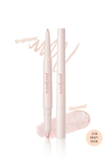 PERIPERA Çift Taraflı Işıltılı Kalem Far PERIPERA Sugar Twinkle Duo Eye Stick (01 Dewy Nude)