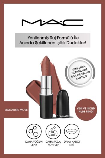 Mac Lustreglass Lipstick SheerShine Ruj - SIGNATURE MOVE 3GM