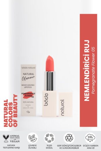 Bade Natural Nemlendirici Ruj Pomegranate Flower 05 %100 Doğal