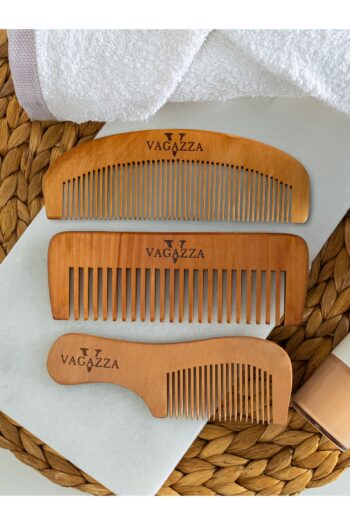 VAGAZZA COSMETİC %100 Doğal Ahşap 3'lü Şimşir Tarak Seti