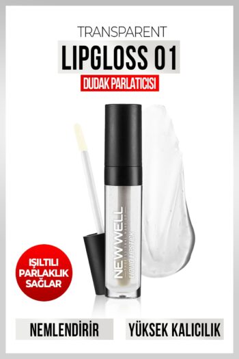 New Well Transparent Lipgloss 01-şeffaf Dudak Parlatıcısı 8 ml