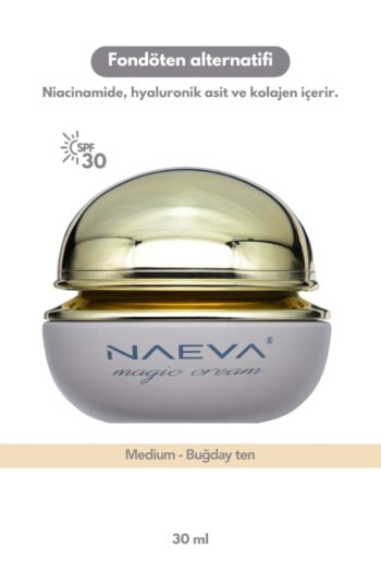 naeva Magic Cream Medium - Fondöten alternatifi ve besleyici gündüz kremi SPF30 (buğday tenliler)