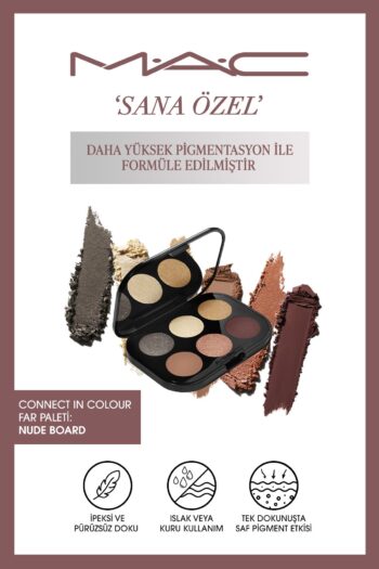 Mac Connect In Colour 6'lı Far Paleti - NUDE BOARD 6.25GM