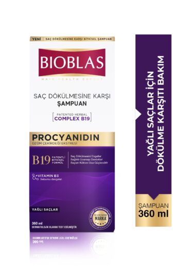 Bioblas Procyanidin Yağlı Saçlar İçin Arındırıcı Şampuan 360 Ml - Saç Dökülmesine & Yağlanmaya Karşı