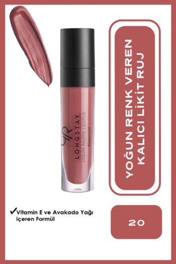 Golden Rose Longstay Liquid Matte Lipstick No: 20 Amber Brown - Likit Mat Ruj - 8691190856205