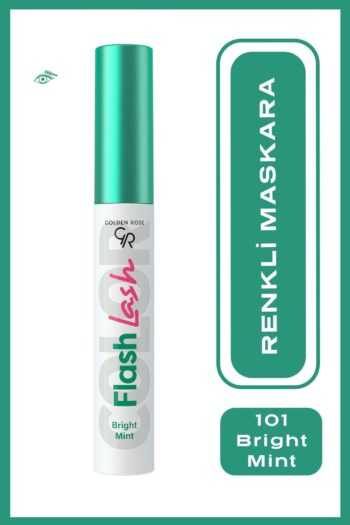 Golden Rose Flash Lash Colered Mascara No:01 Bright Mint - Renkli Maskara - 8691190515720