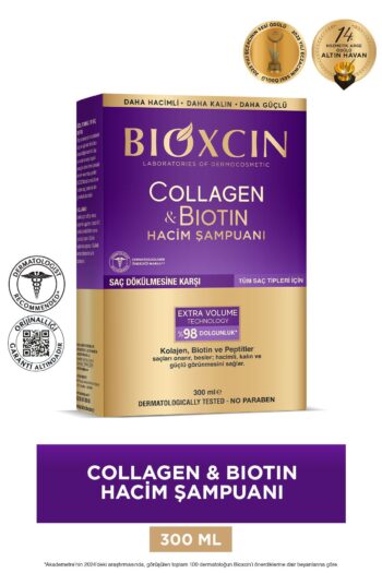 Bioxcin Collagen & Biotin Ekstra Hacim Şampuanı 300 ml - Kolajen Biotin İnce ve Seyrek Saçlar