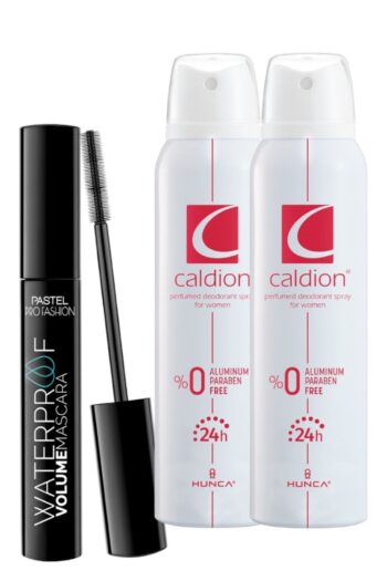 Pastel Waterproof Volume Mascara - Maskara + Caldion Kadın Deodorant 150ml 2 Adet