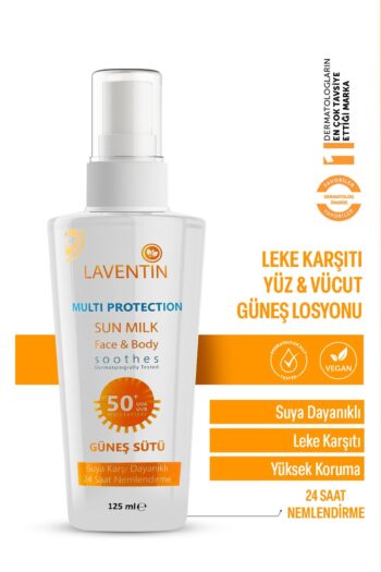 Laventin Yüz Ve Vücut Leke Karşıtı Aydınlatıcı Ferahlatıcı Spf50+ Yaz Ve Kış Güneş Losyonu 125 ml