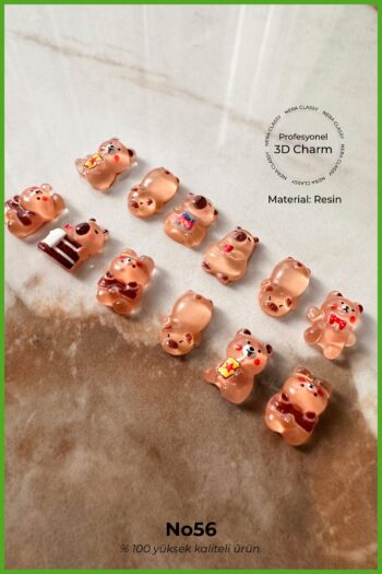 Nera Classy 3D Charm Tırnak Süsü, Protez Tırnak Nail Art Süsleme Charm