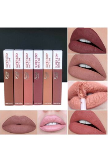 Roesia Rose 6'lı Likit Mat Ruj Super Stay Model Kalıcı Ruj Serisi Lip Gloss 6'lı Matte Ink