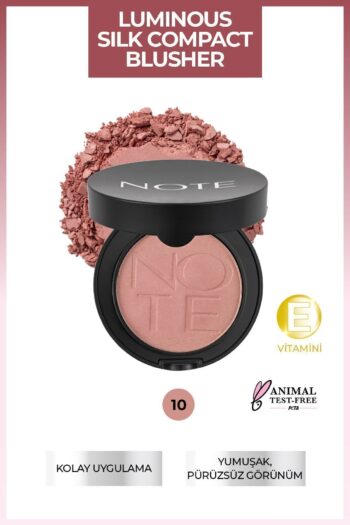 Note Cosmetics Luminous Silk Compact Blusher Toz Allık - 10 Pink Paradise
