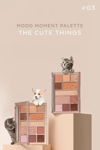 Missha Mat ve Işıltılı Tonlar Barındıran Far Paleti Missha Mood Moment Palette (3 The Cute Things)