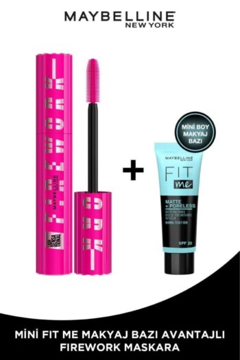 Maybelline New York Lash Sensational Firework Maskara & Mini Fit Me Primer Makyaj Bazı