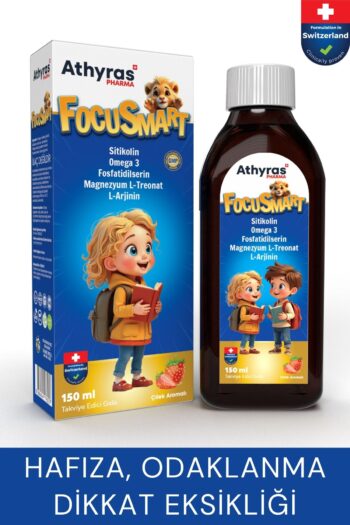 Athyras Pharma FocuSmart Sitikolin, Omega 3, Fosfatidilserin, L-Arjinin, L-Teanin Şurup 150 ml