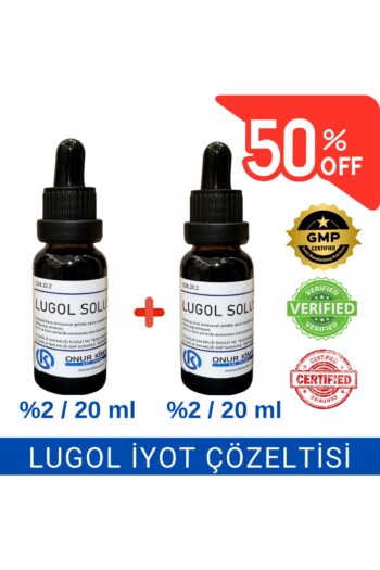 Onur Kimya İlaç / Pharma Avantajlı Paket Lugol Solüsyonu %2 Lik / 20 ml / Damlalıklı / Iyot Çözeltisi