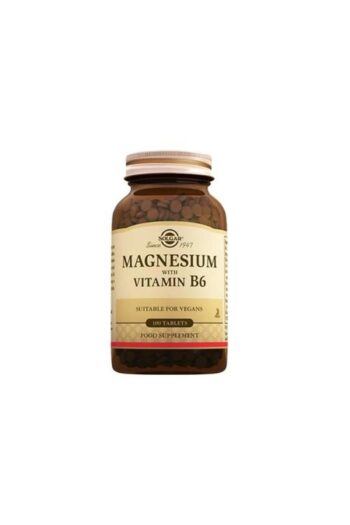 Solgar Magnesium With Vitamin B6 100 Tablet