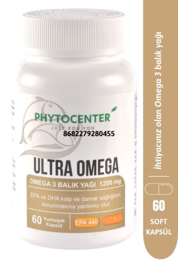 PHYTOCENTER Ultra Omega Omega-3 Balık Yağı Kapsül ( Epa 440 , Dha 290 )