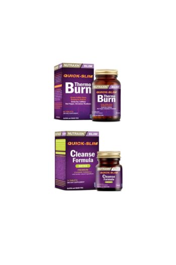 Nutraxin Ouick-slim Thermo Burn 60 Tablet + Cleanse Formula 14 Tablet