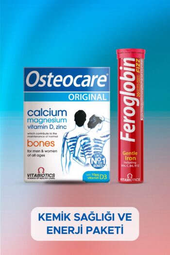 Vitabiotics Osteocare + Feroglobin Fizz Kemik Sağlığı ve Enerji Paketi