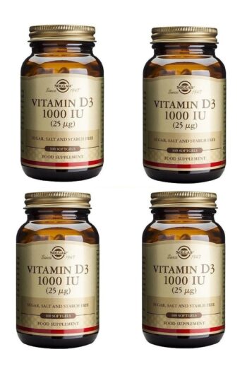Solgar Vitamin D3 1000 Iu 25 mg (100 Kapsül) X4 Adet