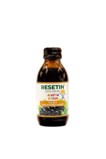 Resetin Çocuk 125 ml Siyah Üzüm Kabuk ve Çekirdek Ekstraktı Takviye Edici Gıda