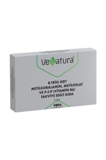Venatura B-trio Odt Metilkobalamin, Metilfolat Ve P-5-p (VİTAMİN B6) Takviye Edici Gida 30 Tablet